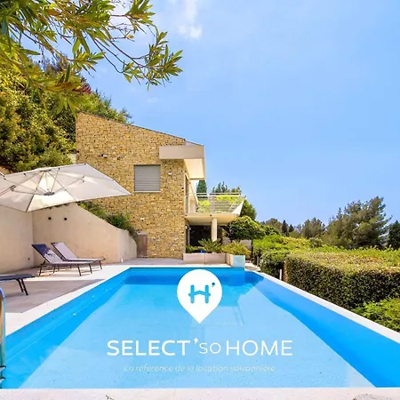 Select'sohome - T2 Vue Avec Piscine Privée Et Services Inclus - Cielo * Le Lavandou